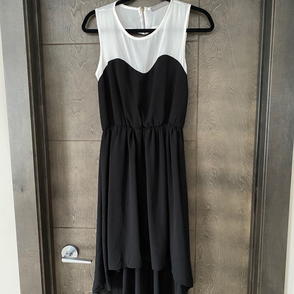Finn & Clover Heart back Asymetrical cut out dress